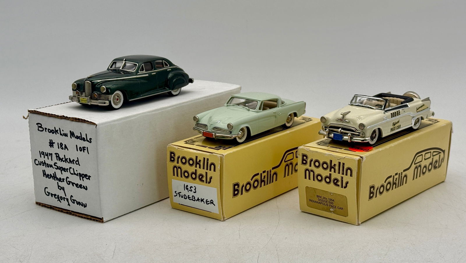 3 Brooklin Models Miniature Vehicles with Boxes (1 of 3)