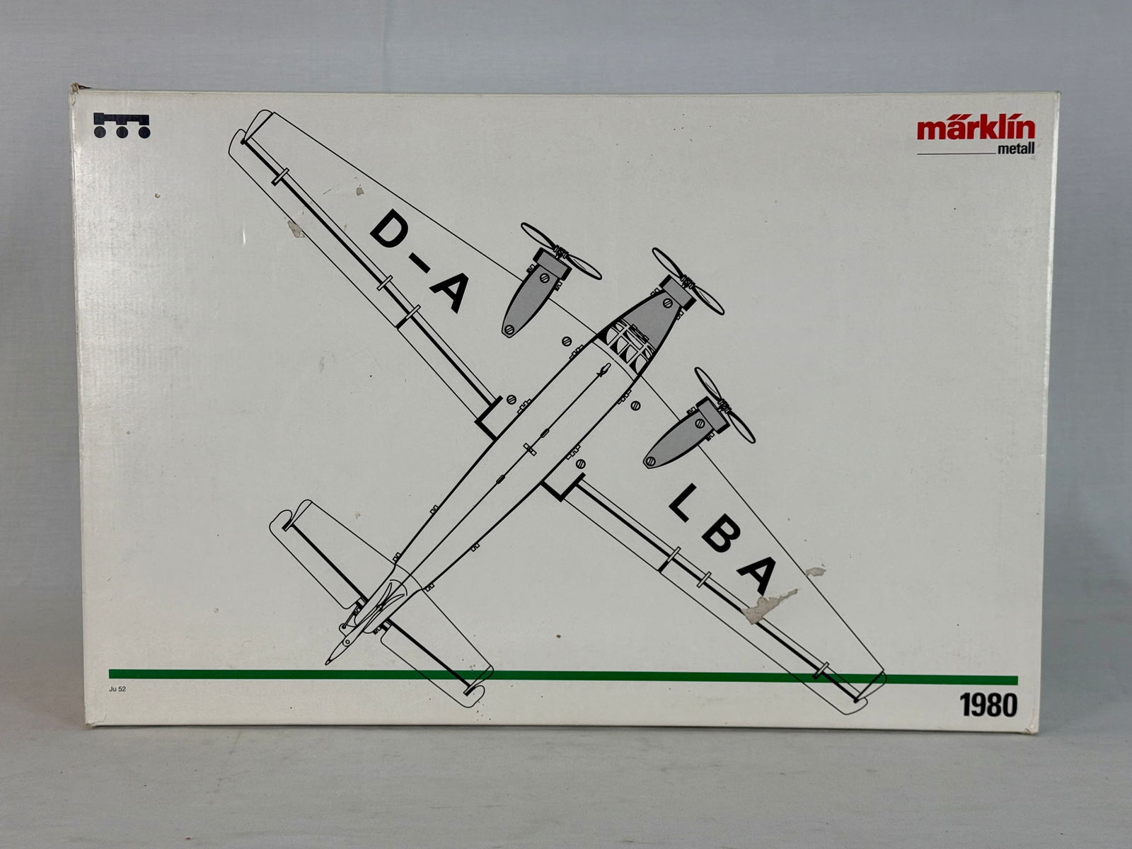 Marklin1980 Metall Junkers Ju 52 Model Airplane with Original Box (1 of 3)