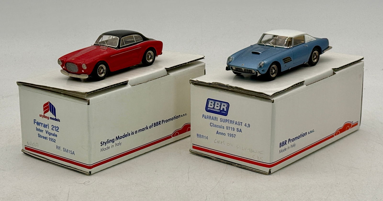 Two BBR Promotion Ferrari Model Cars with Boxes (1 of 2)