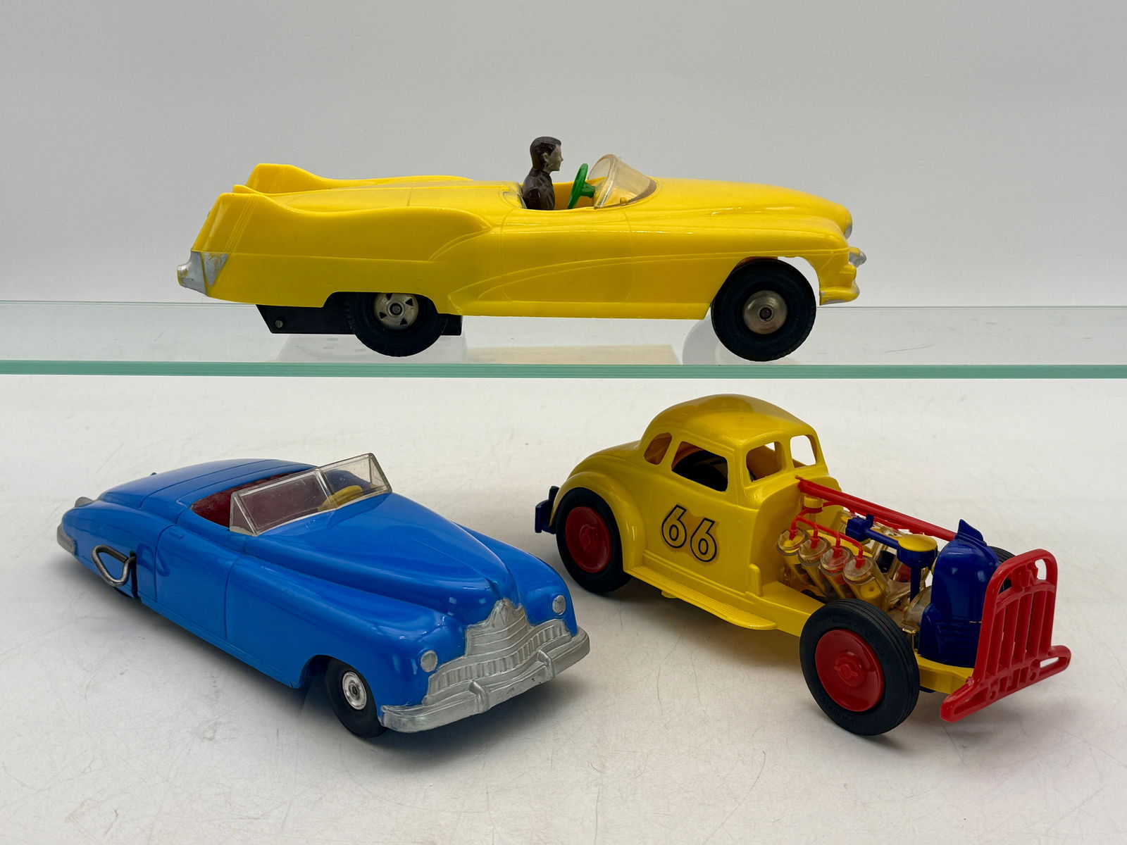 A Trio of 1950's Plastic Toy Cars (1 of 2)