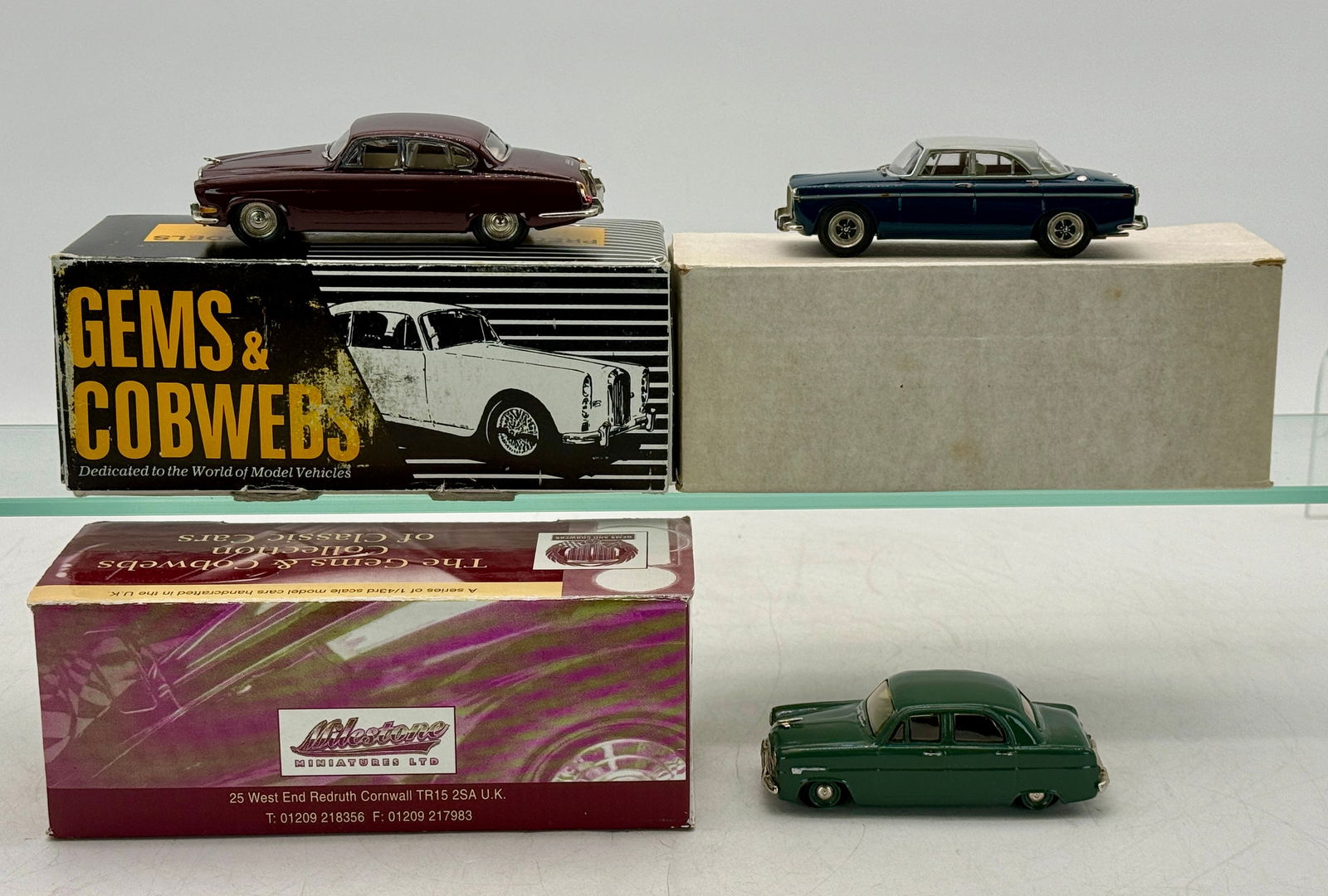 A Trio of Gems and Cobwebs Die-Cast Model Cars (1 of 2)