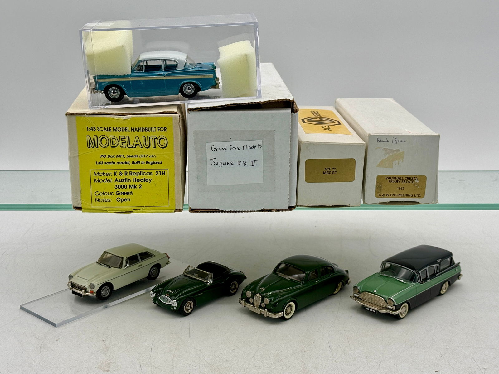 Five 1:43 Scale Handbuilt Model Cars (1 of 2)