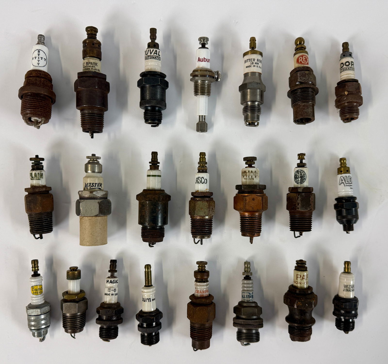 A Collection of 22 Vintage and Antique Spark Plugs (1 of 2)