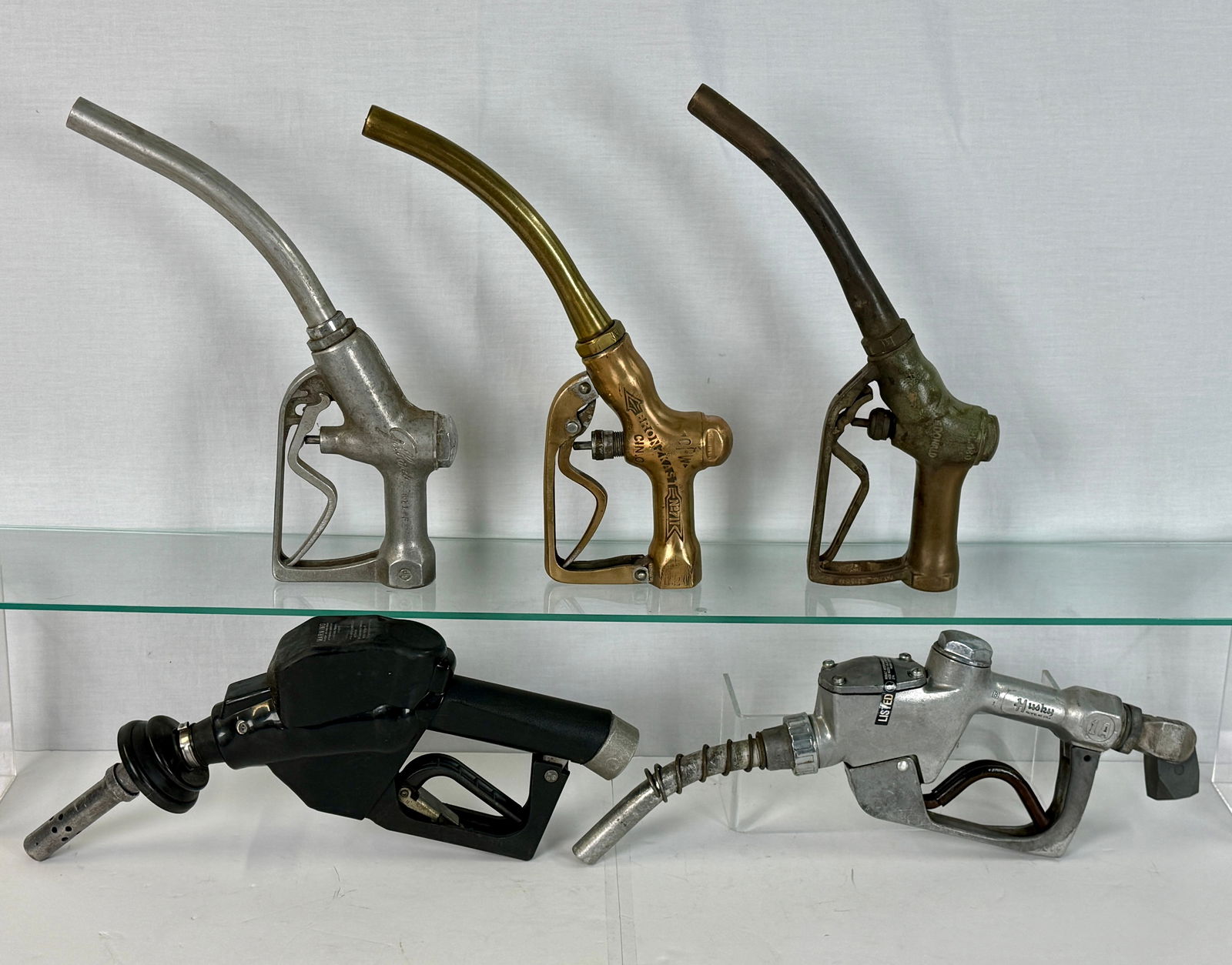 A Collection of Vintage and Modern Fuel Pump Nozzles (1 of 2)