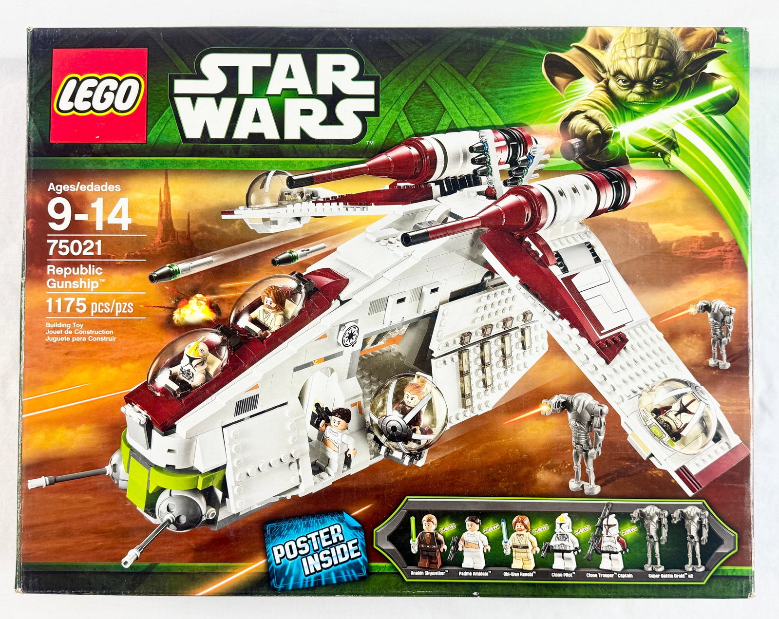 LEGO Star Wars Republic Gunship Set 75021 with Original Box and Poster (1 of 4)