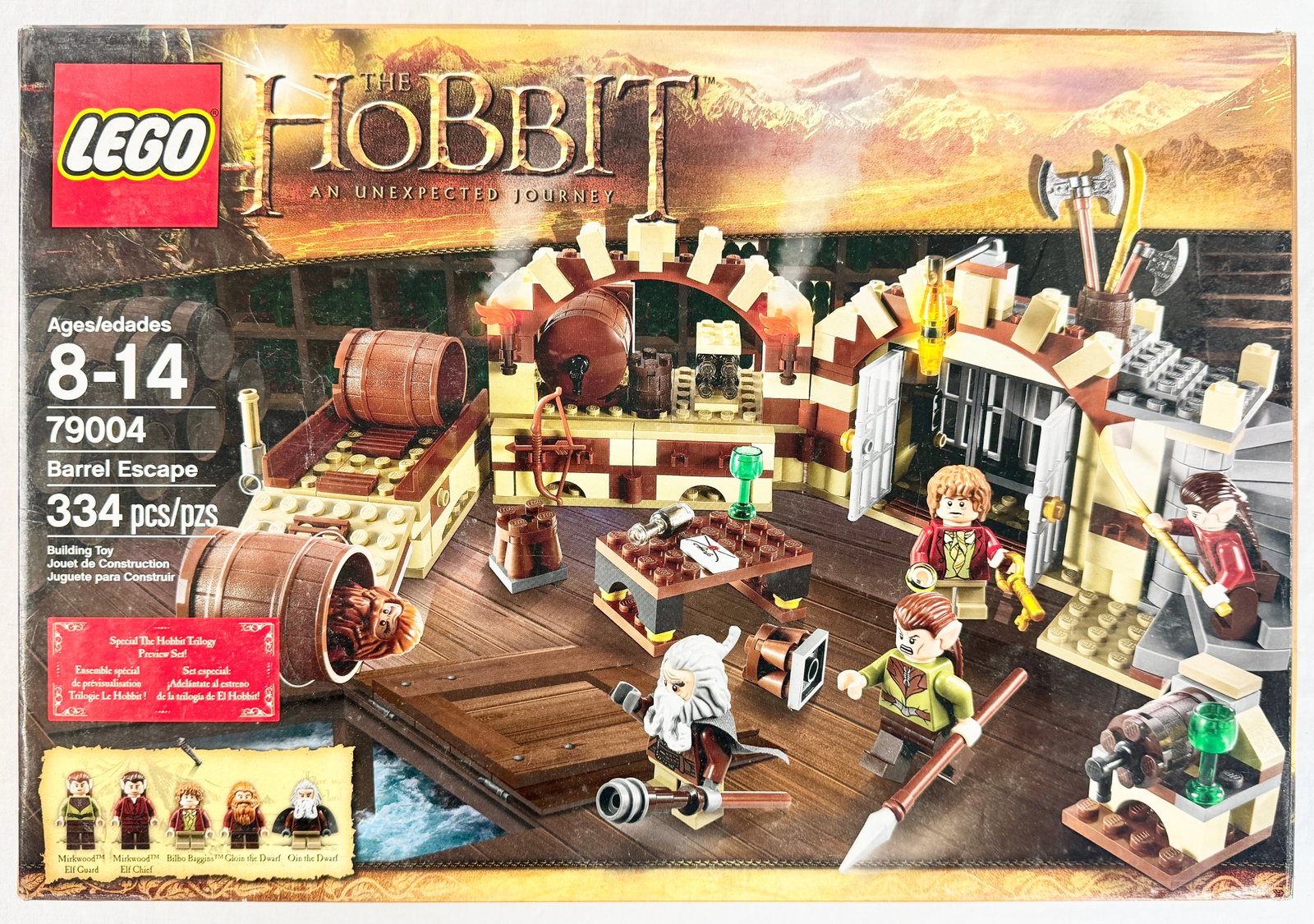 LEGO The Hobbit An Unexpected Journey Barrel Escape Building Set 79004 (1 of 3)