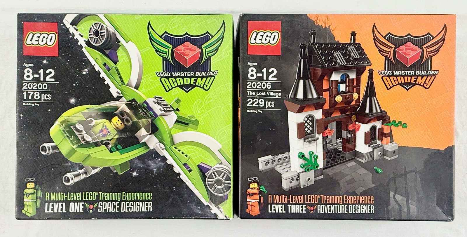 A Pair of LEGO Master Builder Academy Sets, 20200 Space Designer and 20206 The Lost Village (1 of 3)