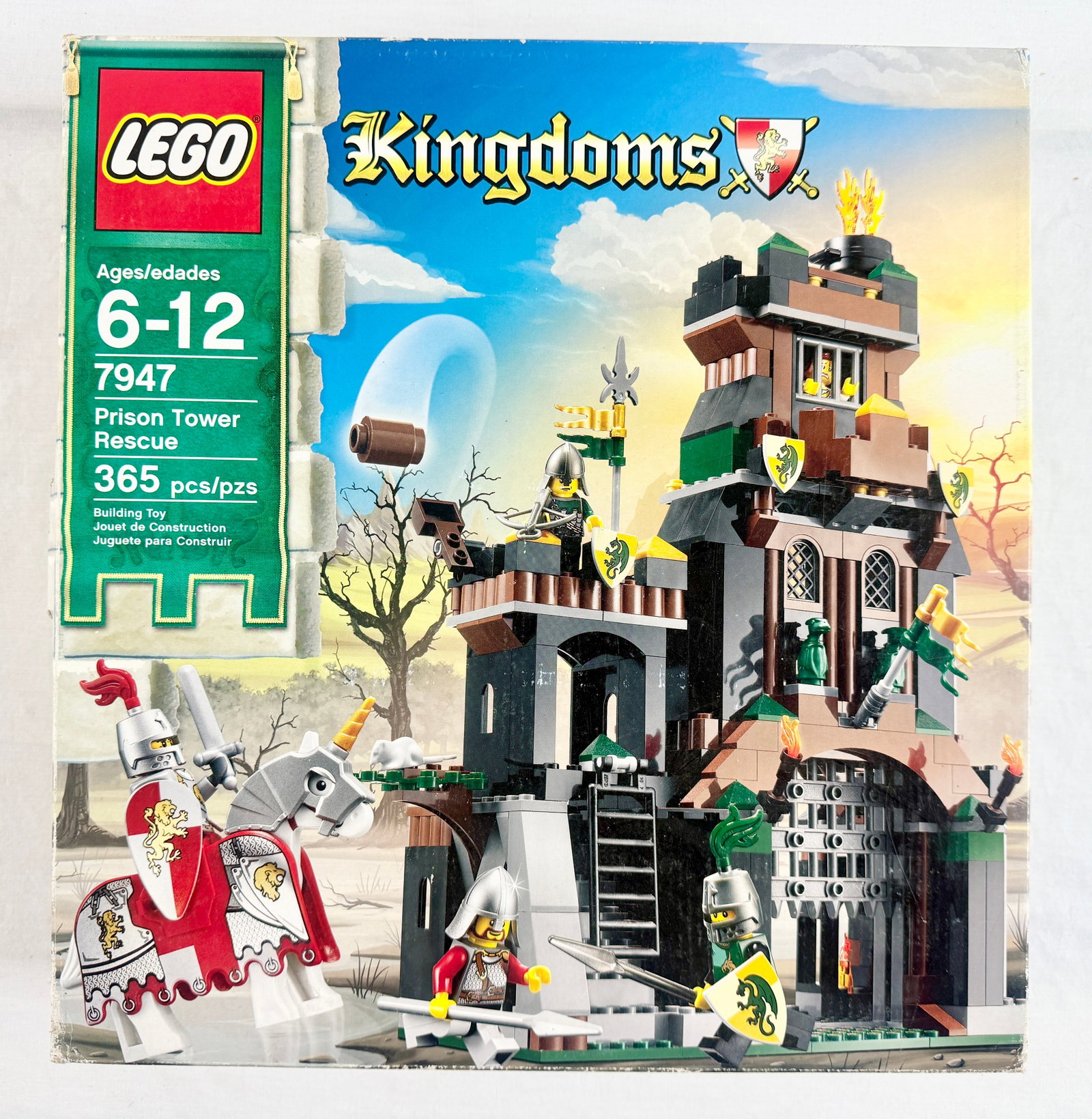 LEGO Kingdoms Prison Tower Rescue Set 7947 with Original Box and Instructions (1 of 3)