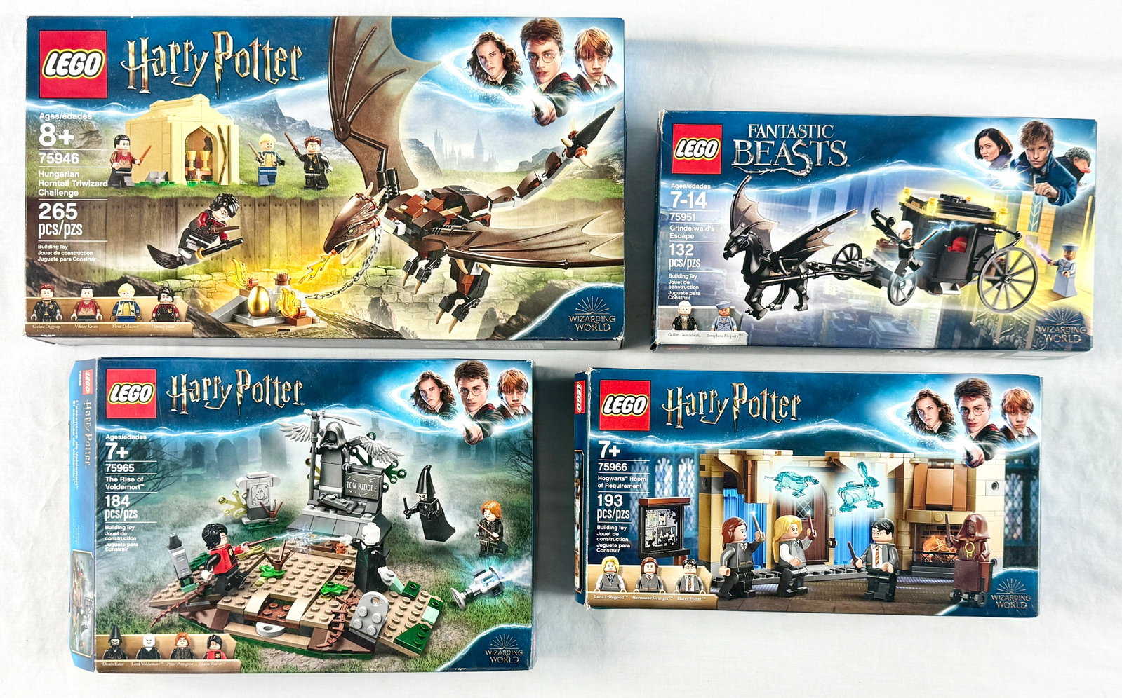 A Collection of Four LEGO Wizarding World Building Sets Including Harry Potter and Fantastic Beasts (1 of 3)
