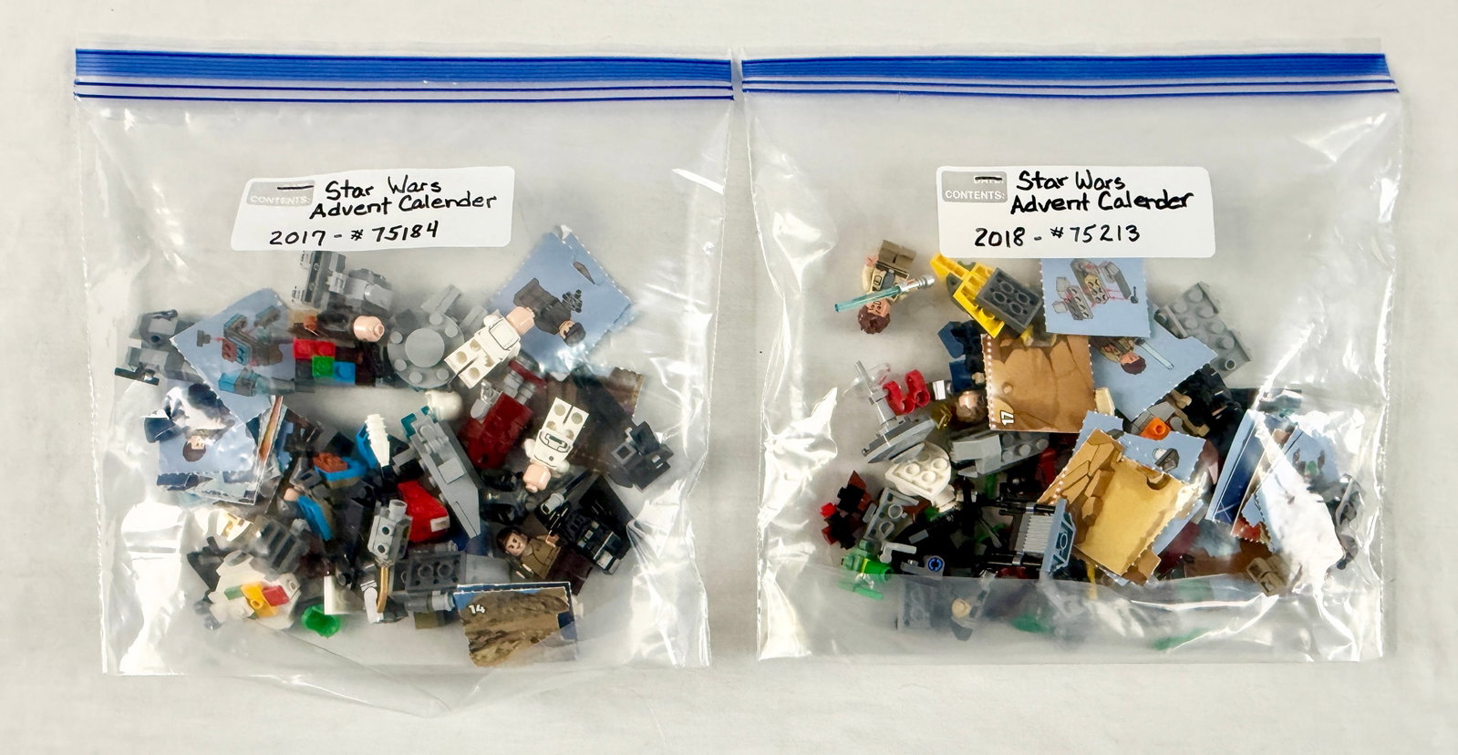 A Pair of LEGO Star Wars Advent Calendar Sets, Numbers 75184 and 75213 (1 of 2)