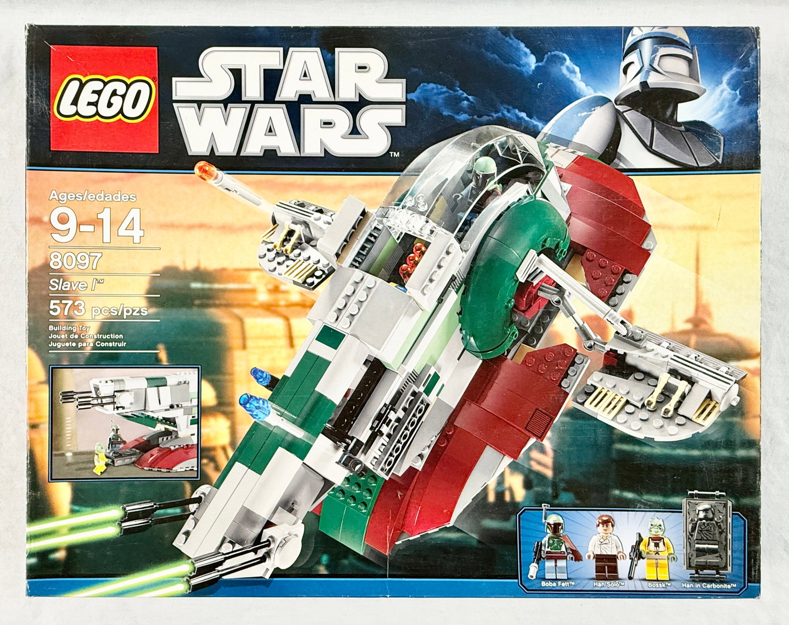 LEGO Star Wars Slave I Set Number 8097 with Original Box and Manuals (1 of 3)