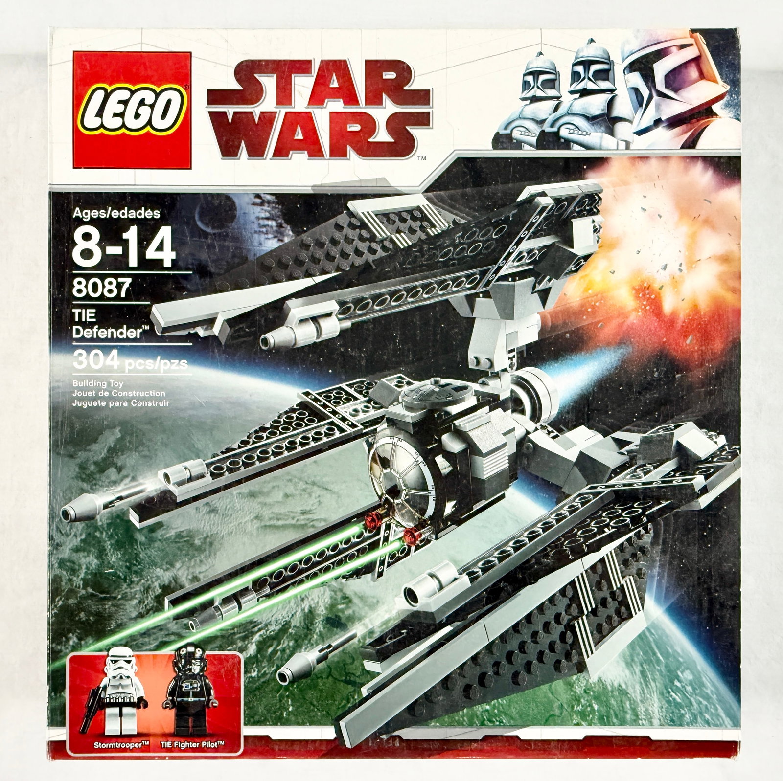LEGO Star Wars TIE Defender Set 8087 with Original Box and Manual (1 of 3)
