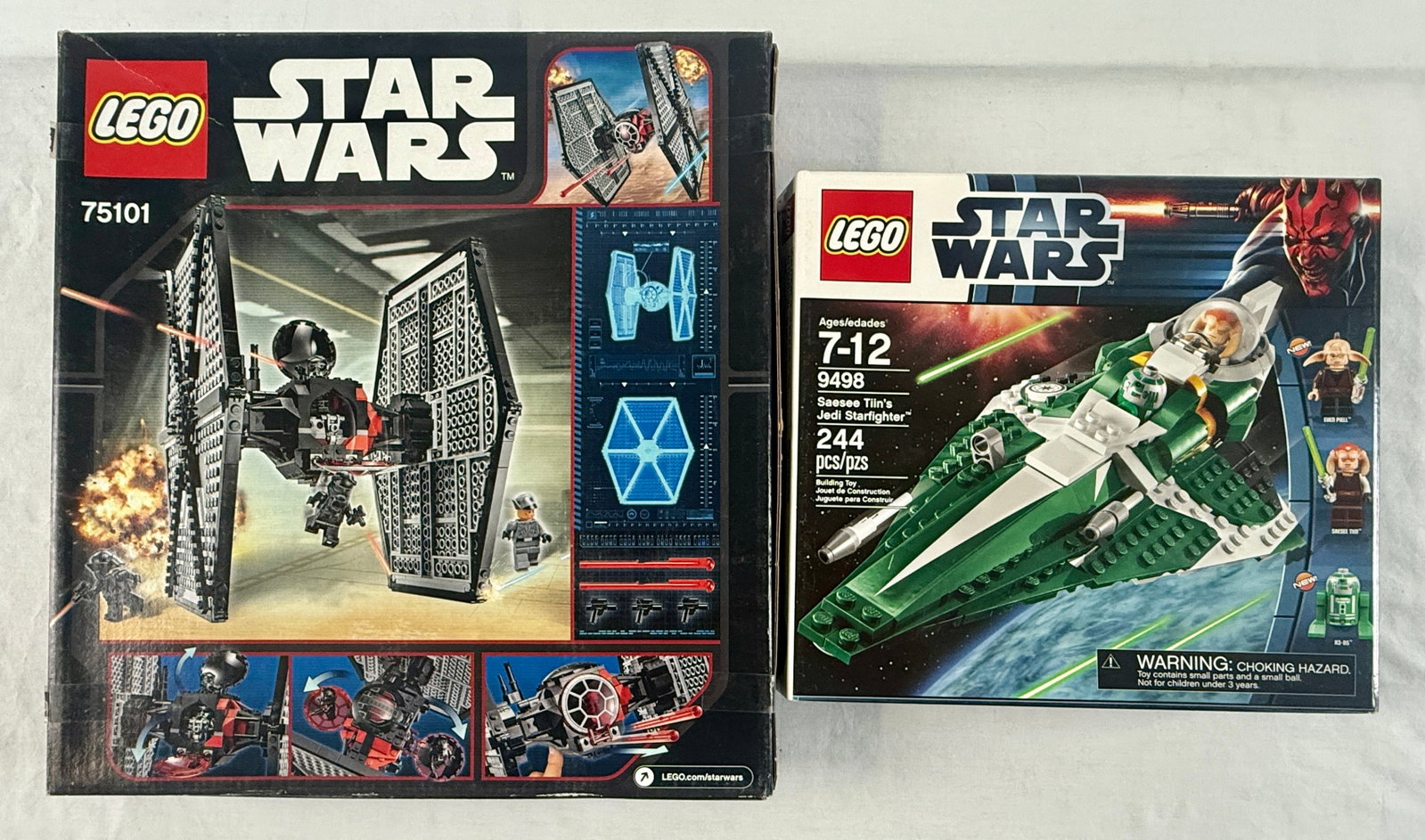 Two LEGO Star Wars Construction Sets Including 75101 First Order Special Forces TIE Fighter and 9498 (1 of 4)