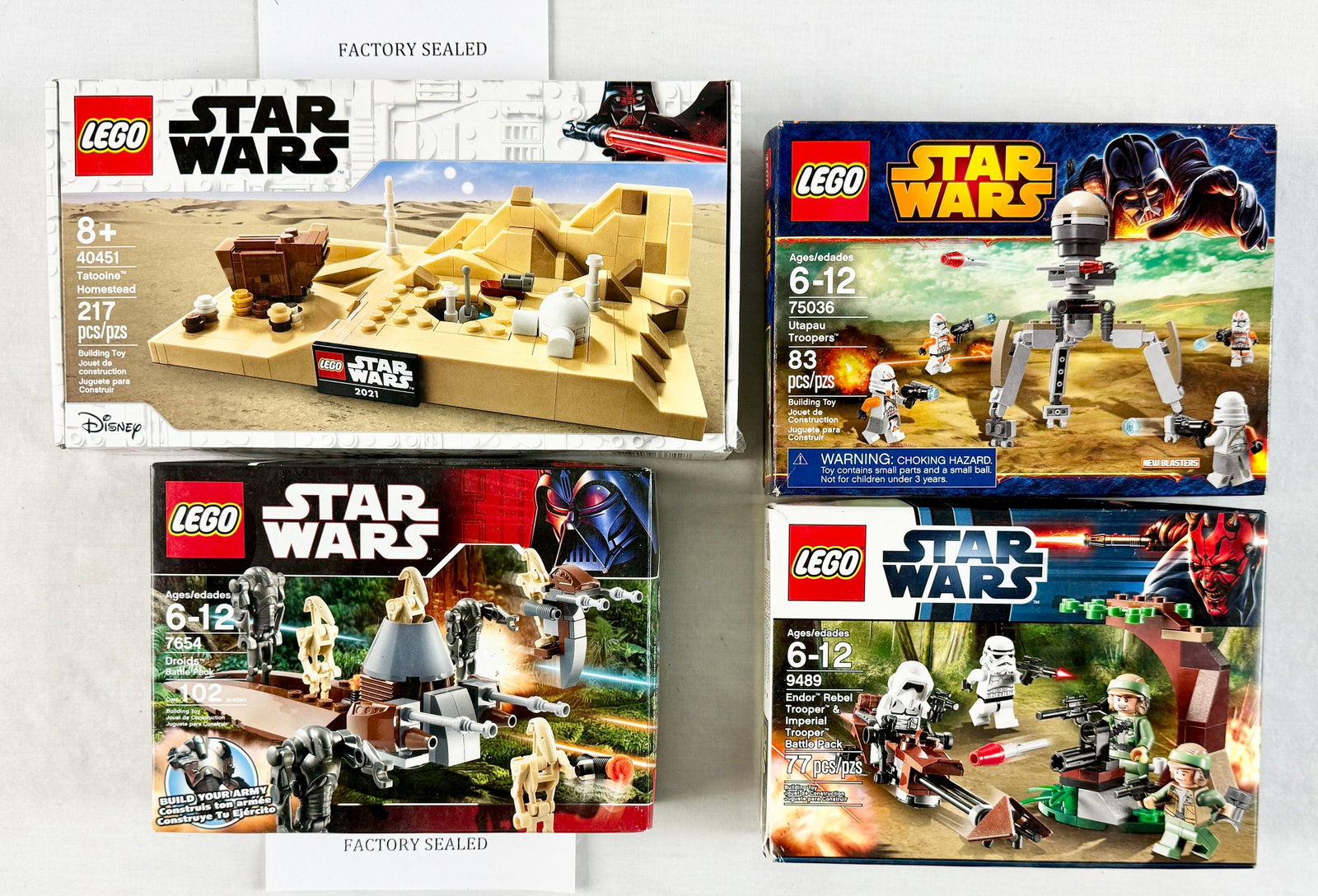 Four LEGO Star Wars Sets 75036, 7654, 9489, 40451 (1 of 3)