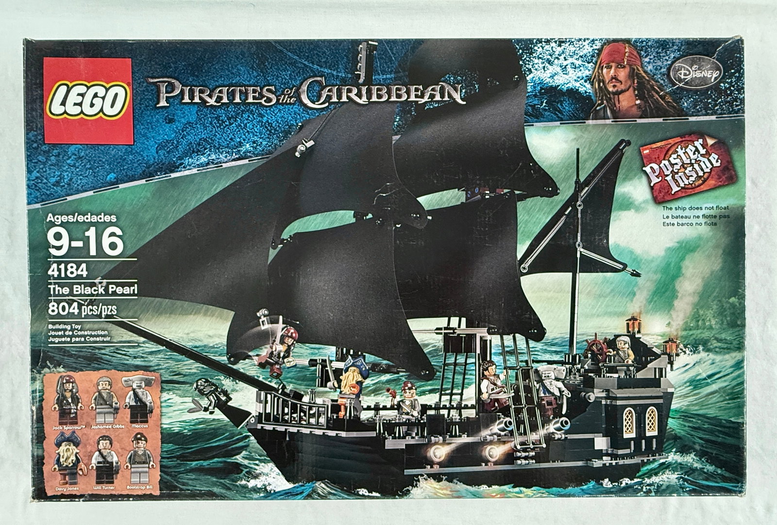 LEGO Disney Pirates of the Caribbean The Black Pearl Building Set 4184 (1 of 6)