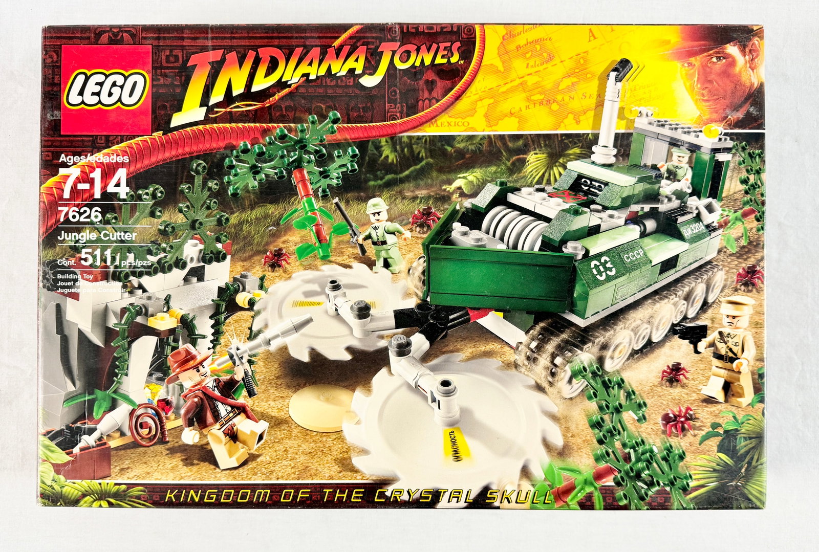 LEGO Indiana Jones Jungle Cutter Set 7626 with Box (1 of 3)