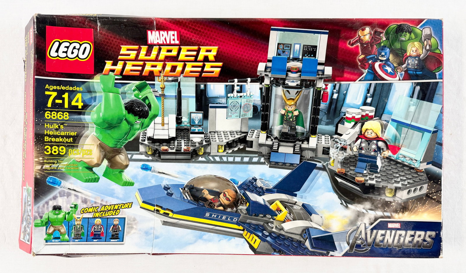 LEGO Marvel Super Heroes Hulks Helicarrier Breakout Set 6868 (1 of 3)