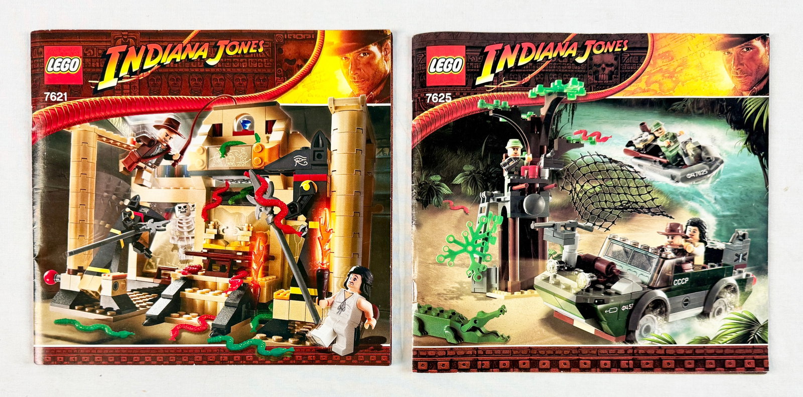 A Pair of LEGO Indiana Jones Building Sets 7621 and 7625 (1 of 2)