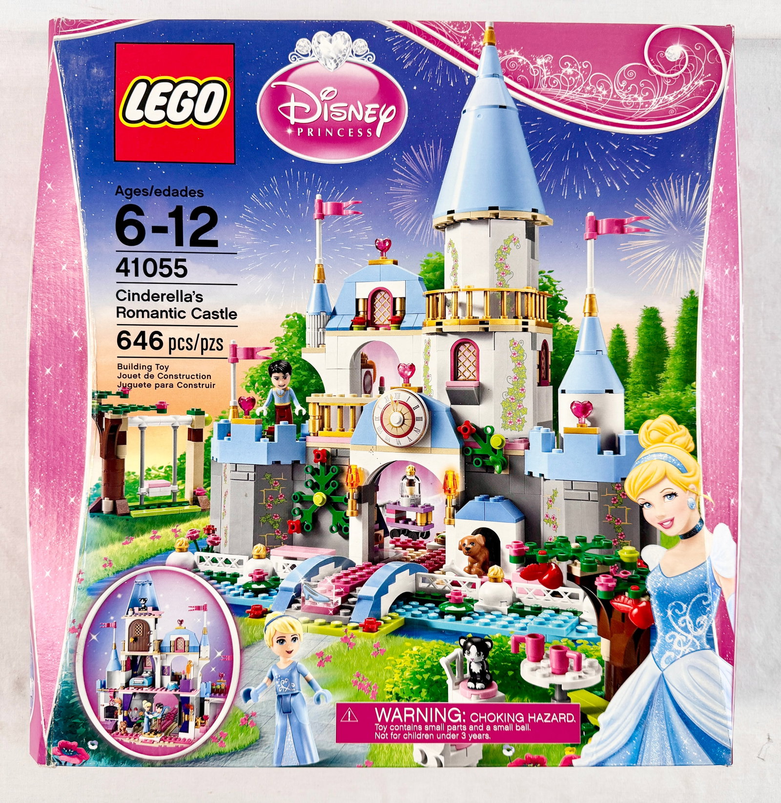 LEGO Disney Princess Cinderella's Romantic Castle Building Set 41055 (1 of 4)