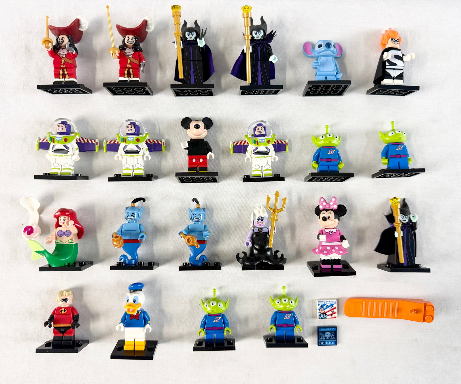 A Collection of 22 LEGO Disney Series 1 Minifigures (Set 71012) (1 of 3)