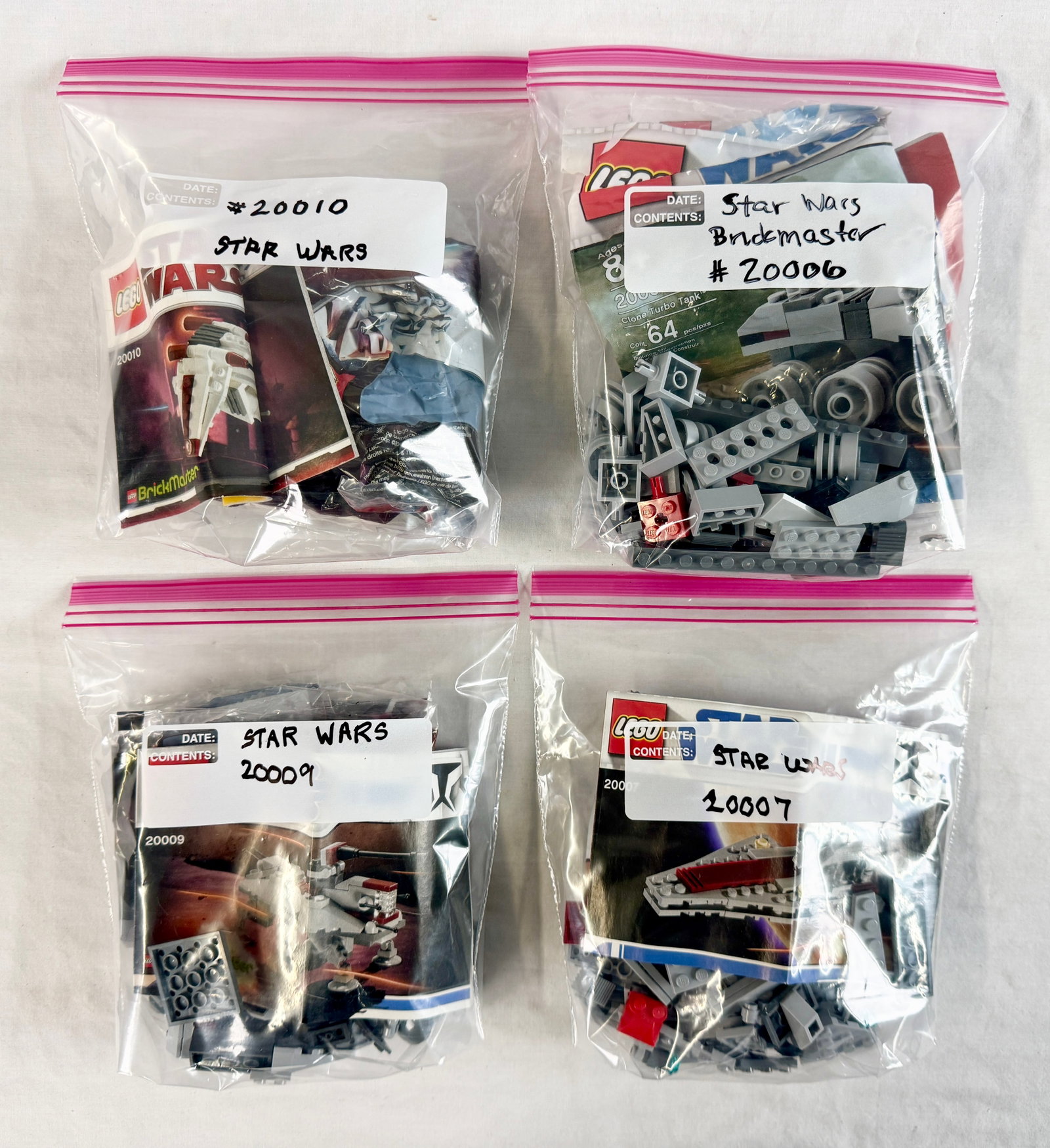 Four LEGO Star Wars BrickMaster and Mini Building Sets (1 of 2)