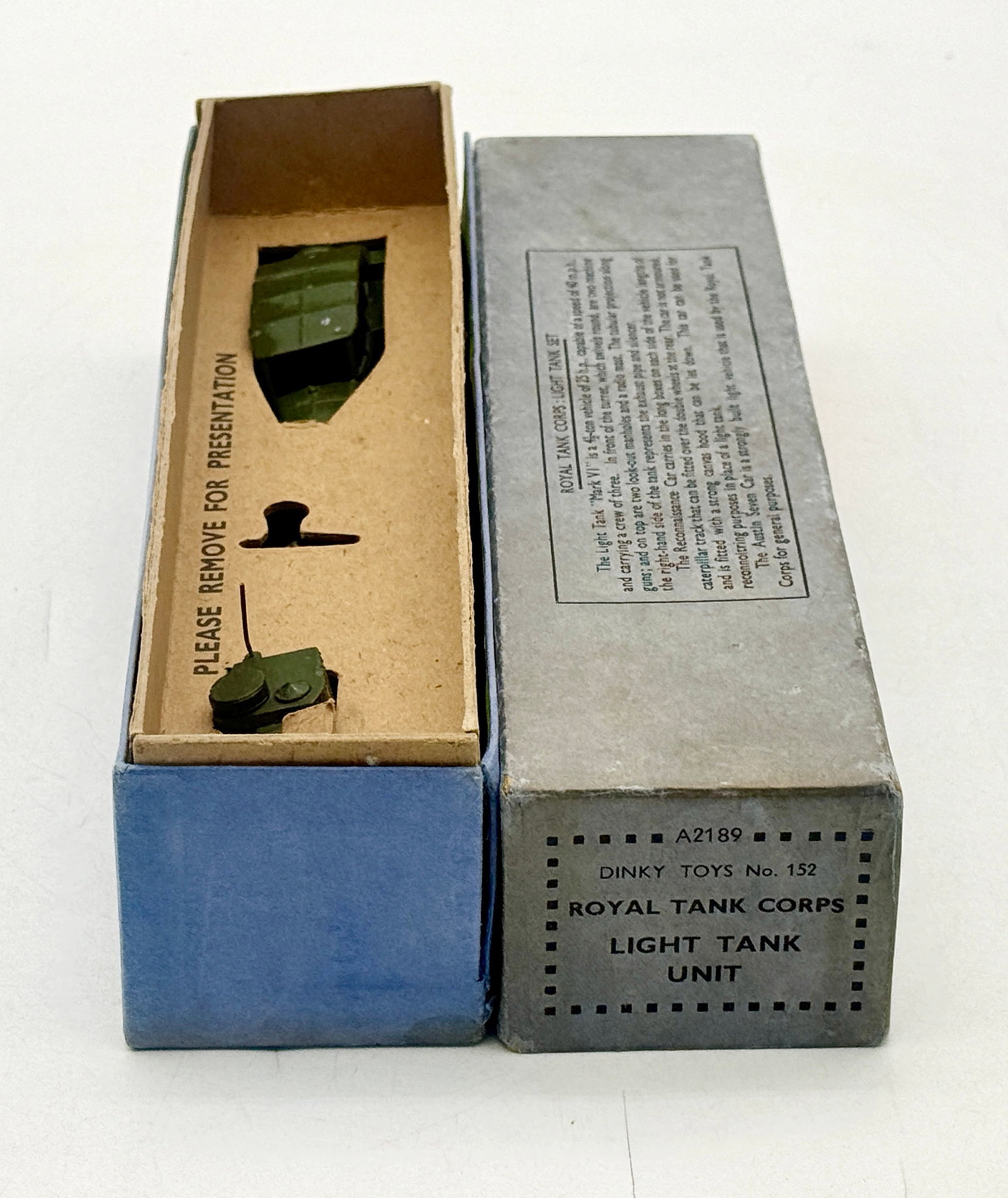 Dinky Toys No. 152 Royal Tank Corps Light Tank Set (1 of 3)