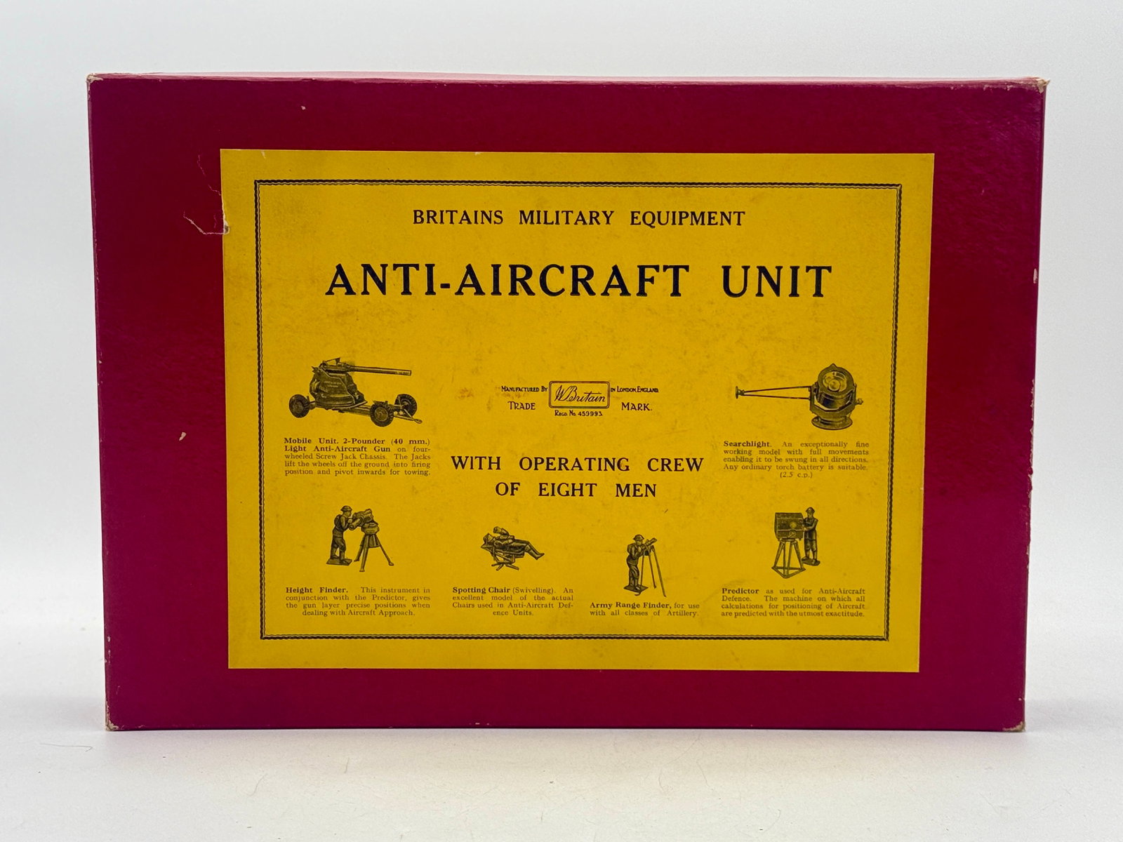 Britains Military Equipment Anti-Aircraft Unit Set Number 1717 with Box (1 of 4)