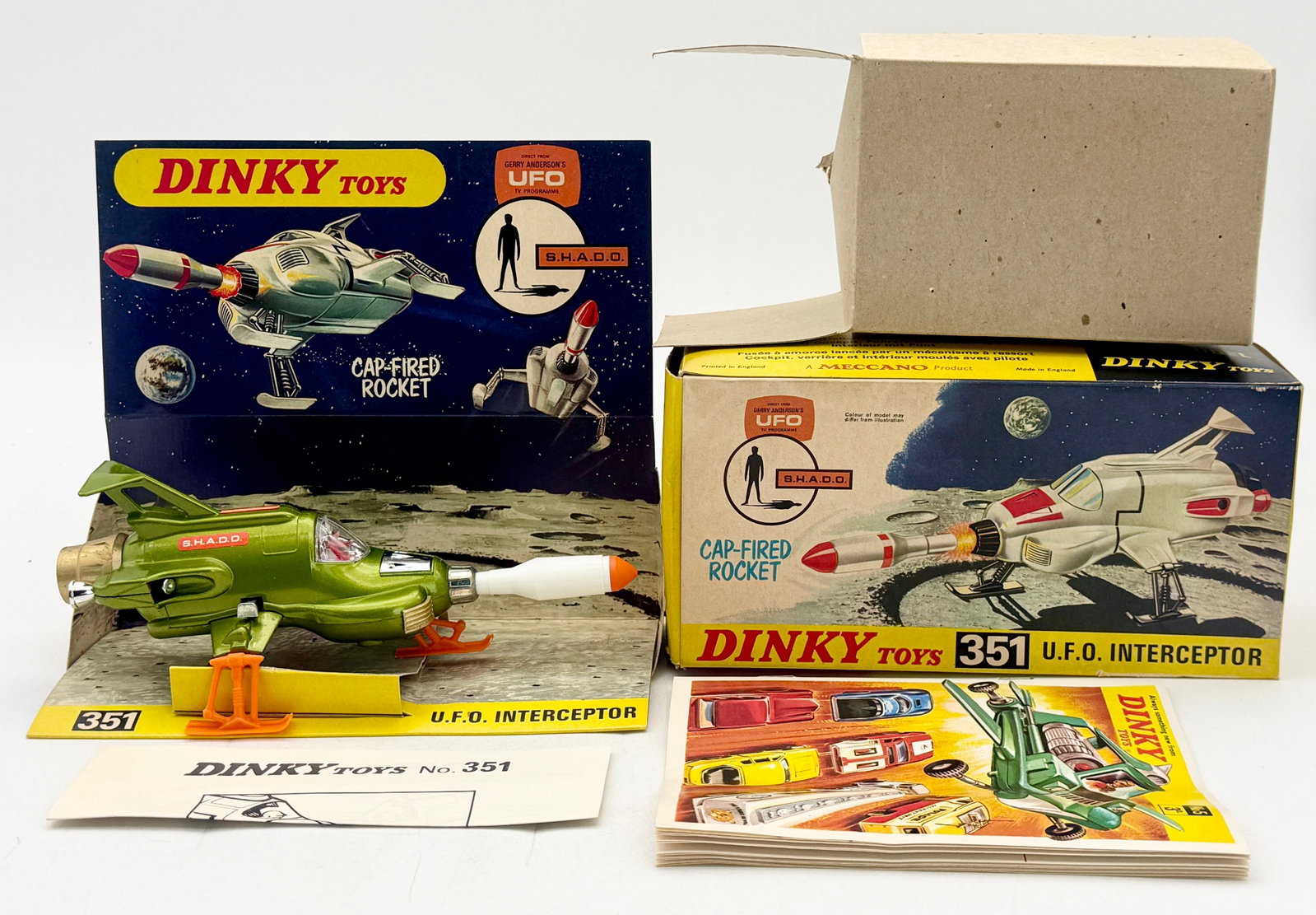 Dinky Toys No. 351 Gerry Anderson UFO SHADO Interceptor (1 of 5)