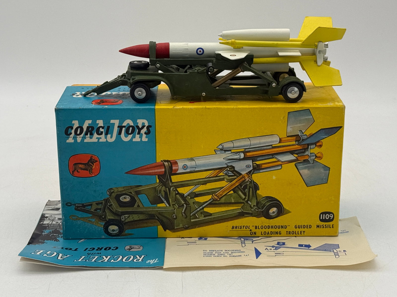 Corgi Major Toys 1109 Bristol Bloodhound Guided Missile Set Auction