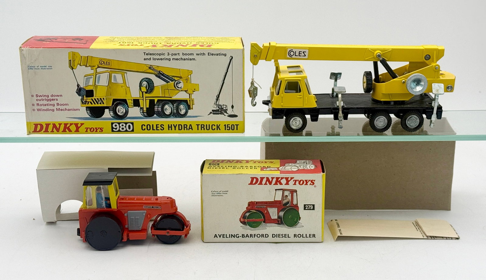 Two Vintage Dinky Toys Die-Cast Construction Vehicles with Boxes (1 of 4)