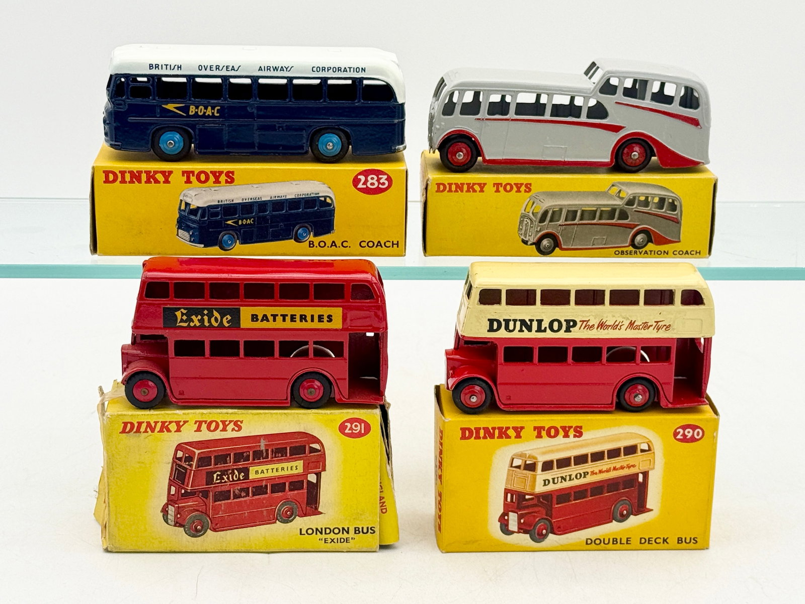 A Collection of Dinky Toys Die-Cast Buses and Coaches (1 of 4)