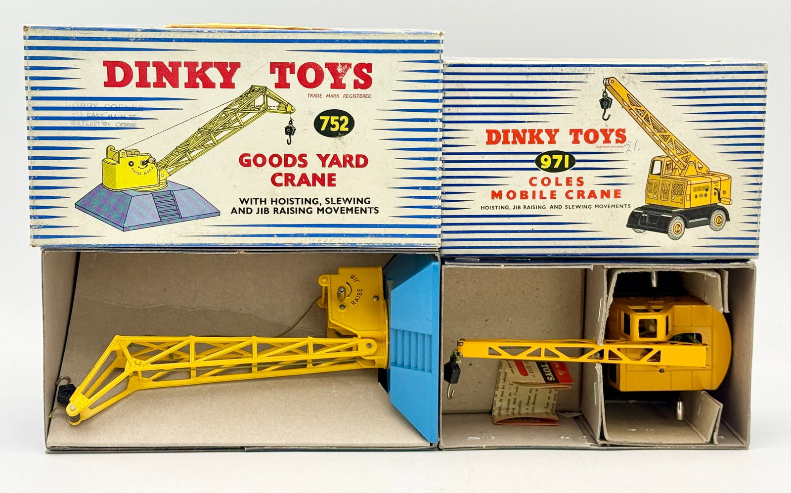 Two Dinky Toys Die-Cast Goods Yard and Mobile Cranes (1 of 4)