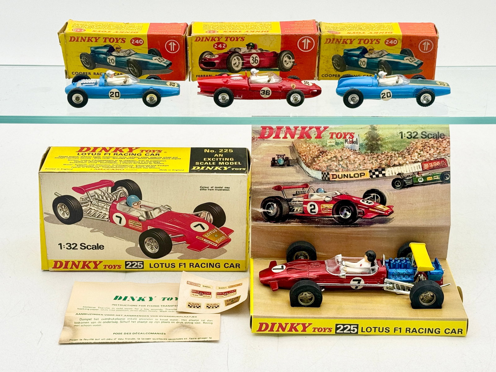 A Collection of Dinky Toys Die-Cast Formula One Racing Cars (1 of 3)