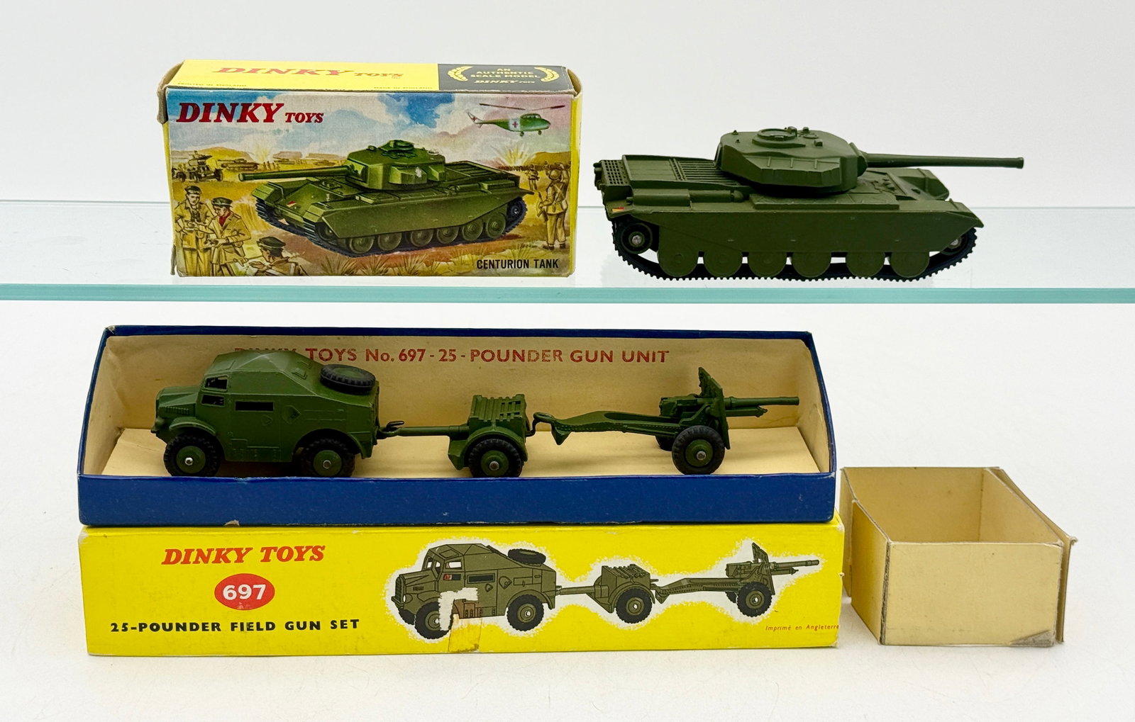 A Group of Boxed Dinky Toys Military Die-Cast Vehicles (1 of 4)