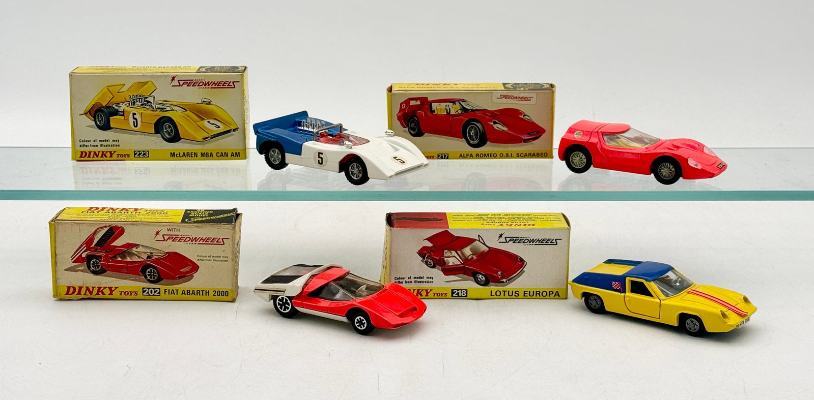 A Collection of Vintage Dinky Toys Speedwheels Series Die-Cast Vehicles (1 of 3)