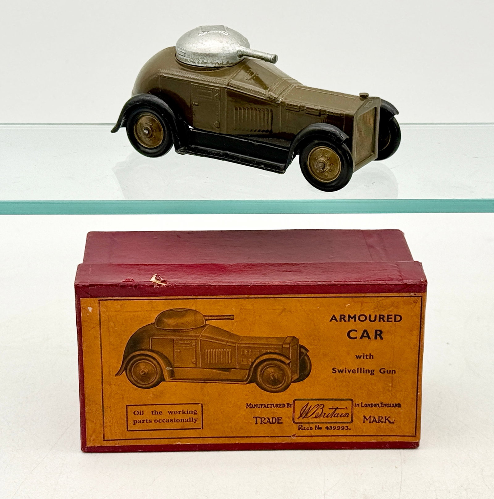 Britains Ltd. No. 1321 Armored Car with Original Box (1 of 4)