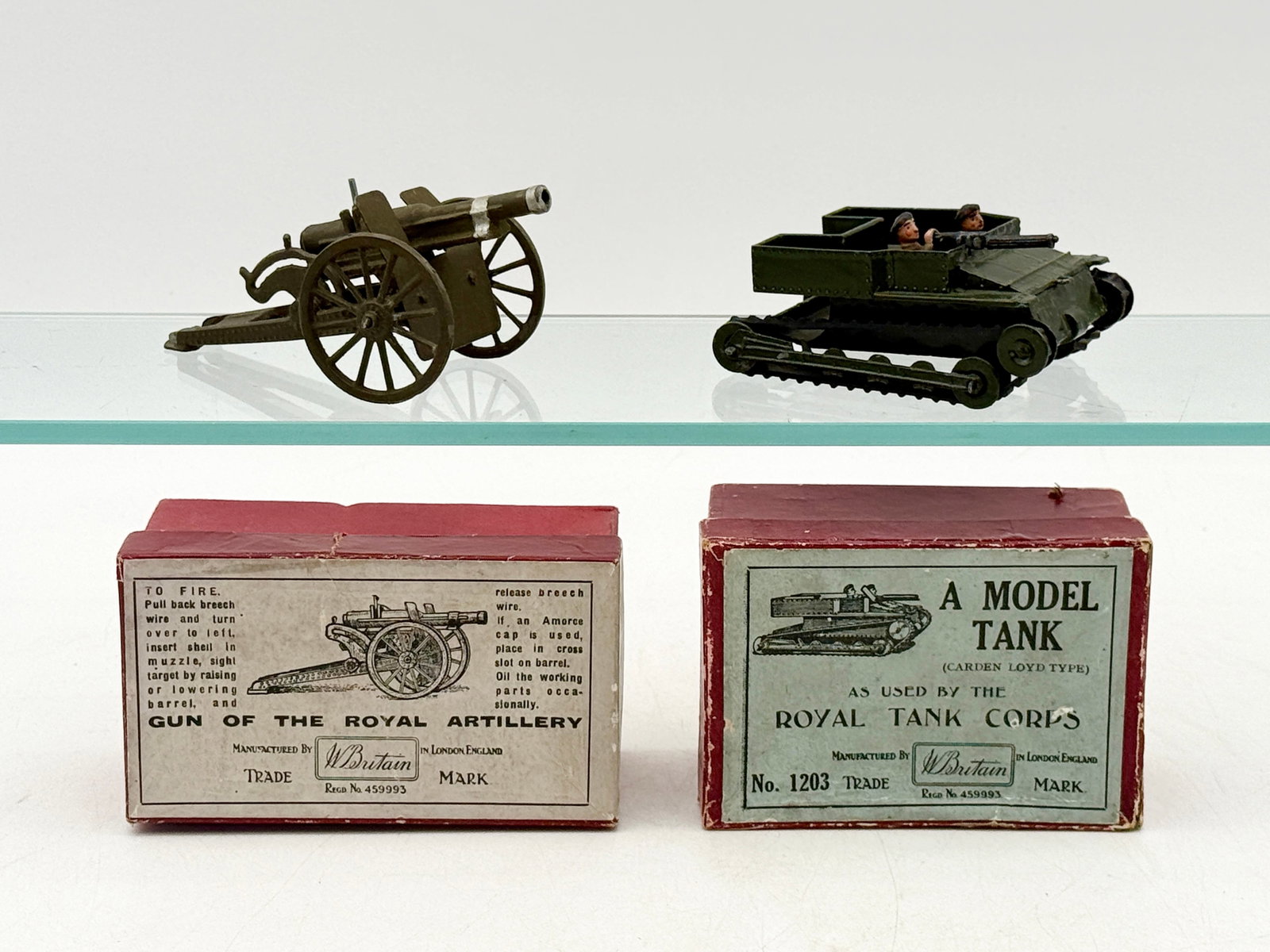 Two W. Britain Die-Cast Military Models in Original Boxes (1 of 3)