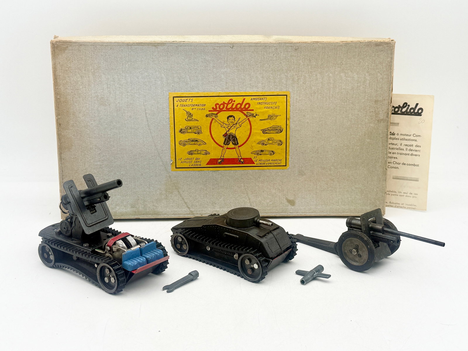A Group of Solido Le Tracteur ? Transformation Modular Toys (1 of 4)