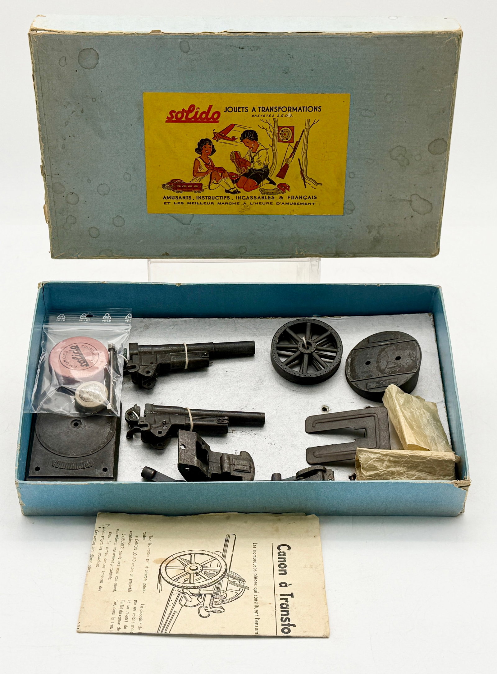 Solido Jouets ? Transformations Die-Cast Metal Cannon Set (1 of 3)