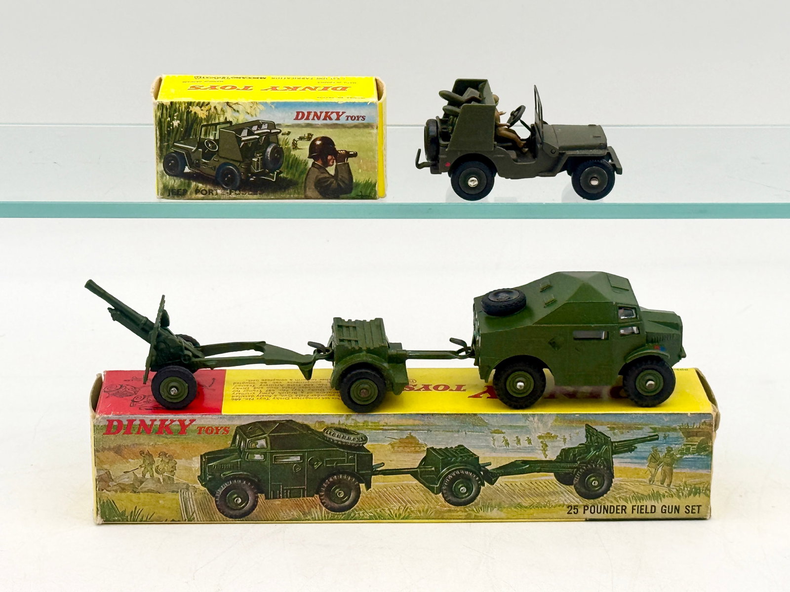 Two Boxed Dinky Toys Military Sets Featuring No. 697 (1 of 3)