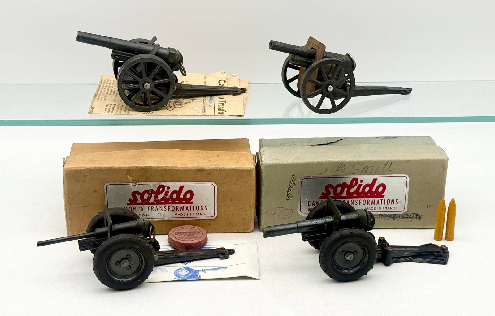A Group of Solido French Die-Cast Canon ? Transformations Models (1 of 3)