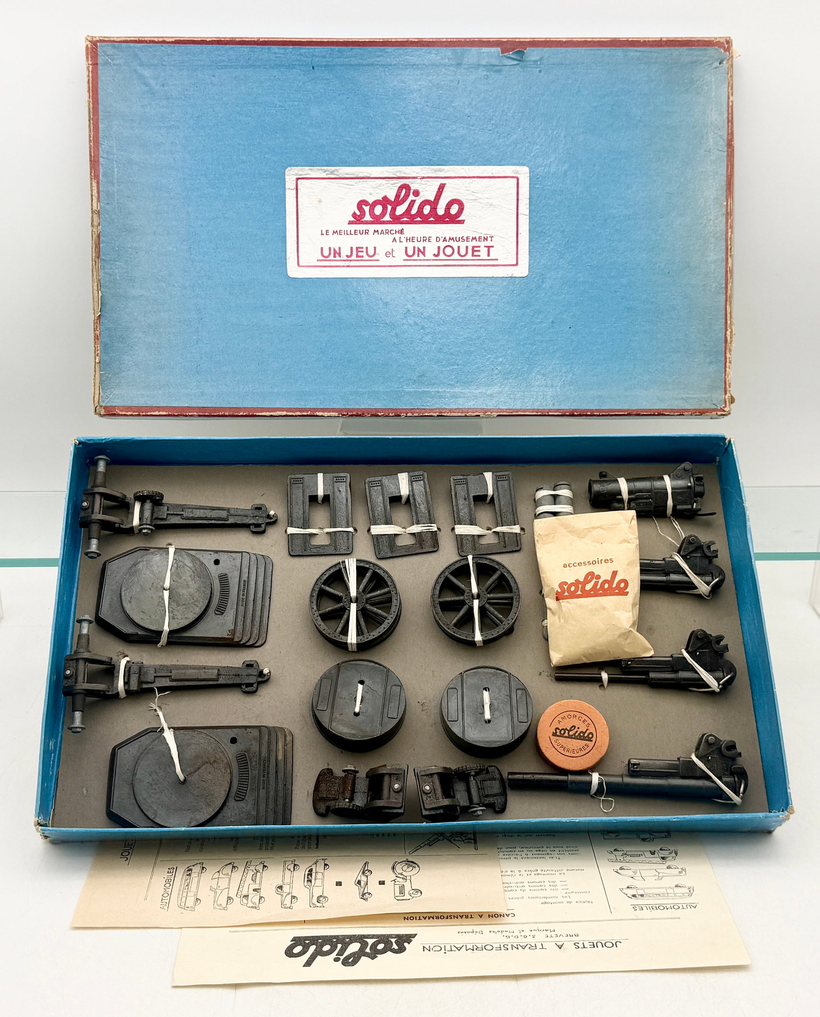 Solido Vintage Jouets ? Transformation Early Artillery Canon Construction Set (1 of 6)