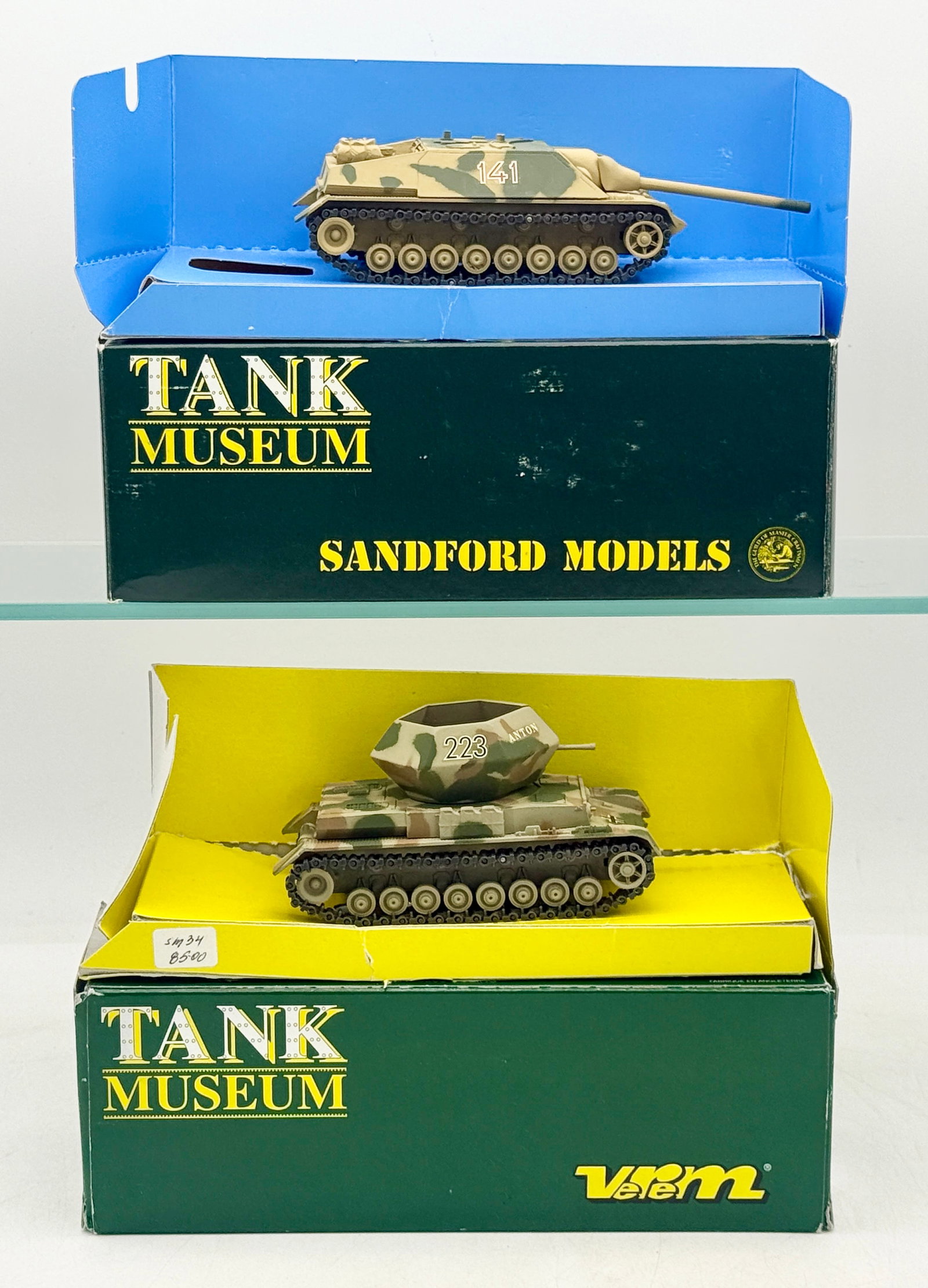 A Pair of German World War II Diecast Tank Models (1 of 4)
