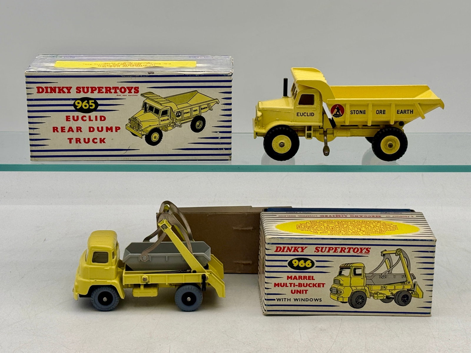 A Pair of Dinky Supertoys Die-Cast Construction Trucks with Boxes (1 of 3)