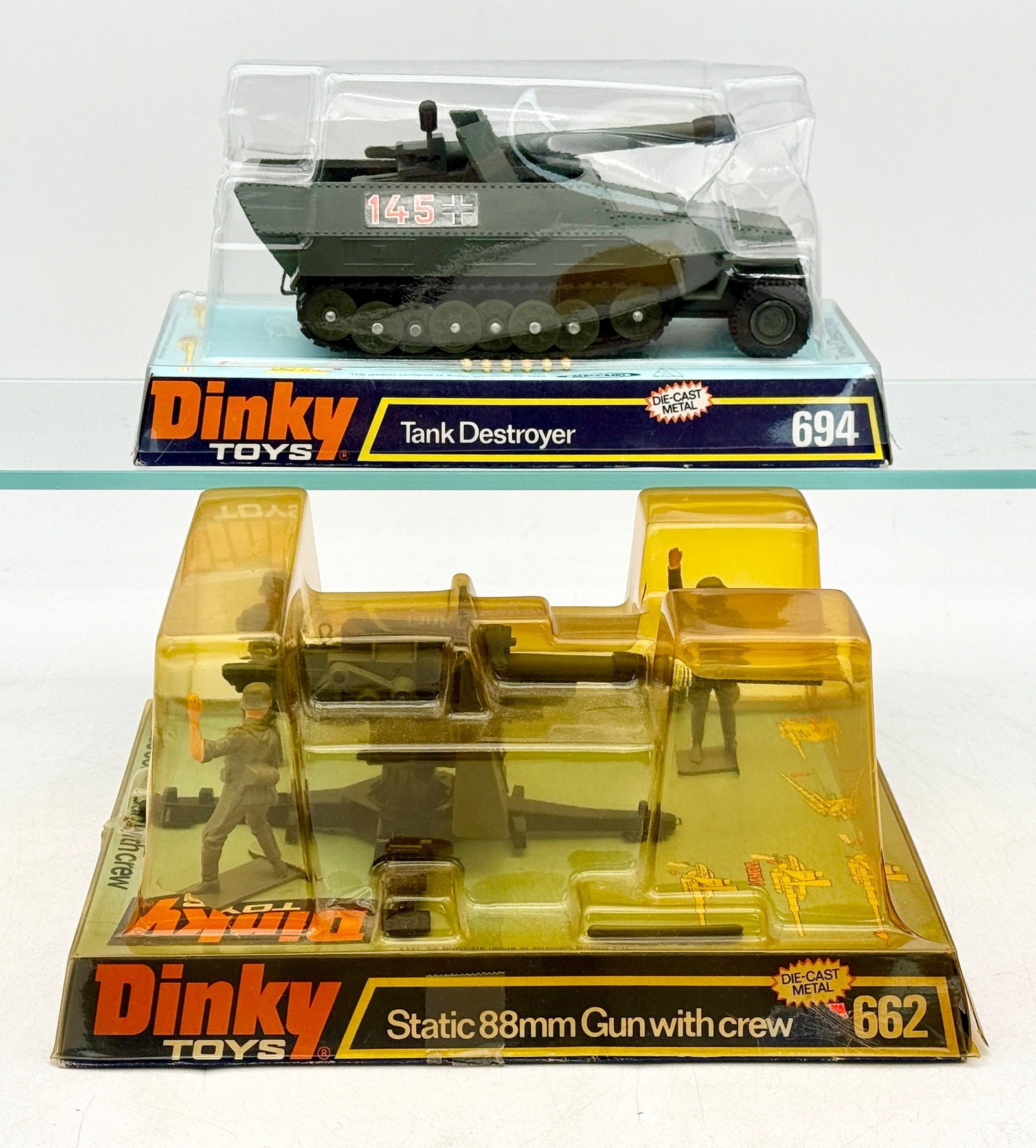 Two Dinky Toys Die-Cast Military Models No. 694 and 662 (1 of 4)
