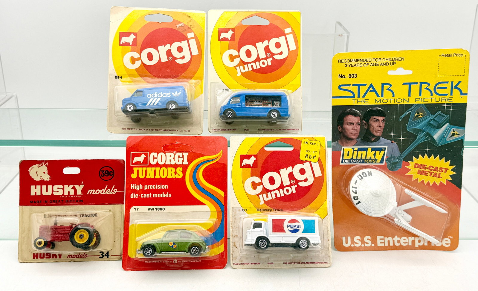 A Group of Vintage Husky Corgi Junior and Dinky Vehicles (1 of 1)