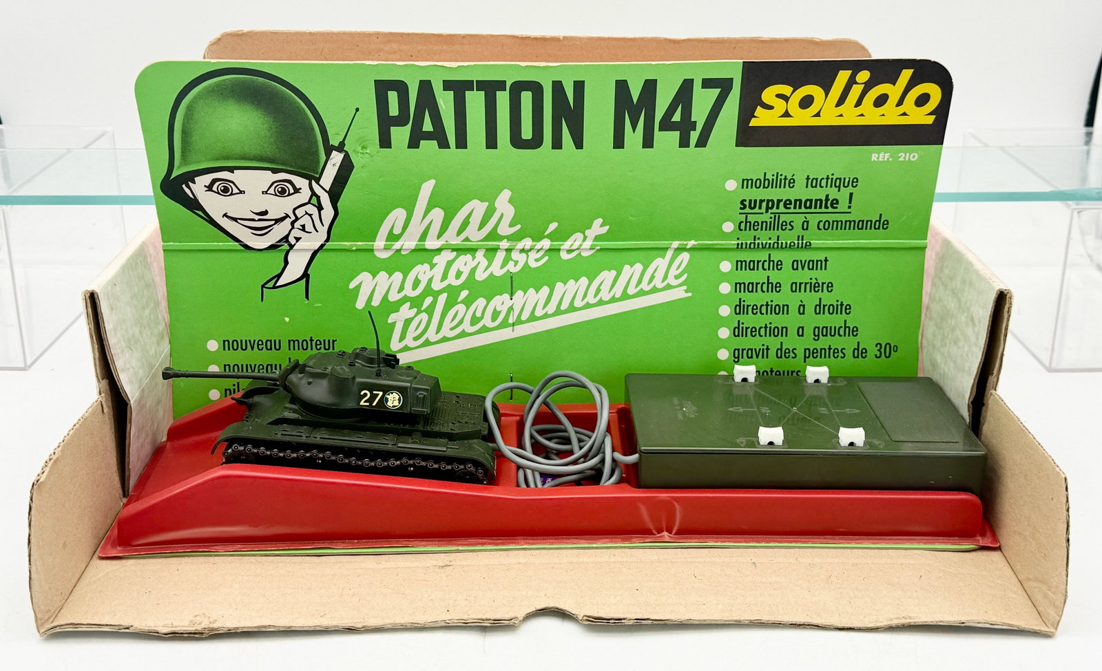 Solido Ref. 210 Motorized Patton M47 Remote Control Tank (1 of 3)