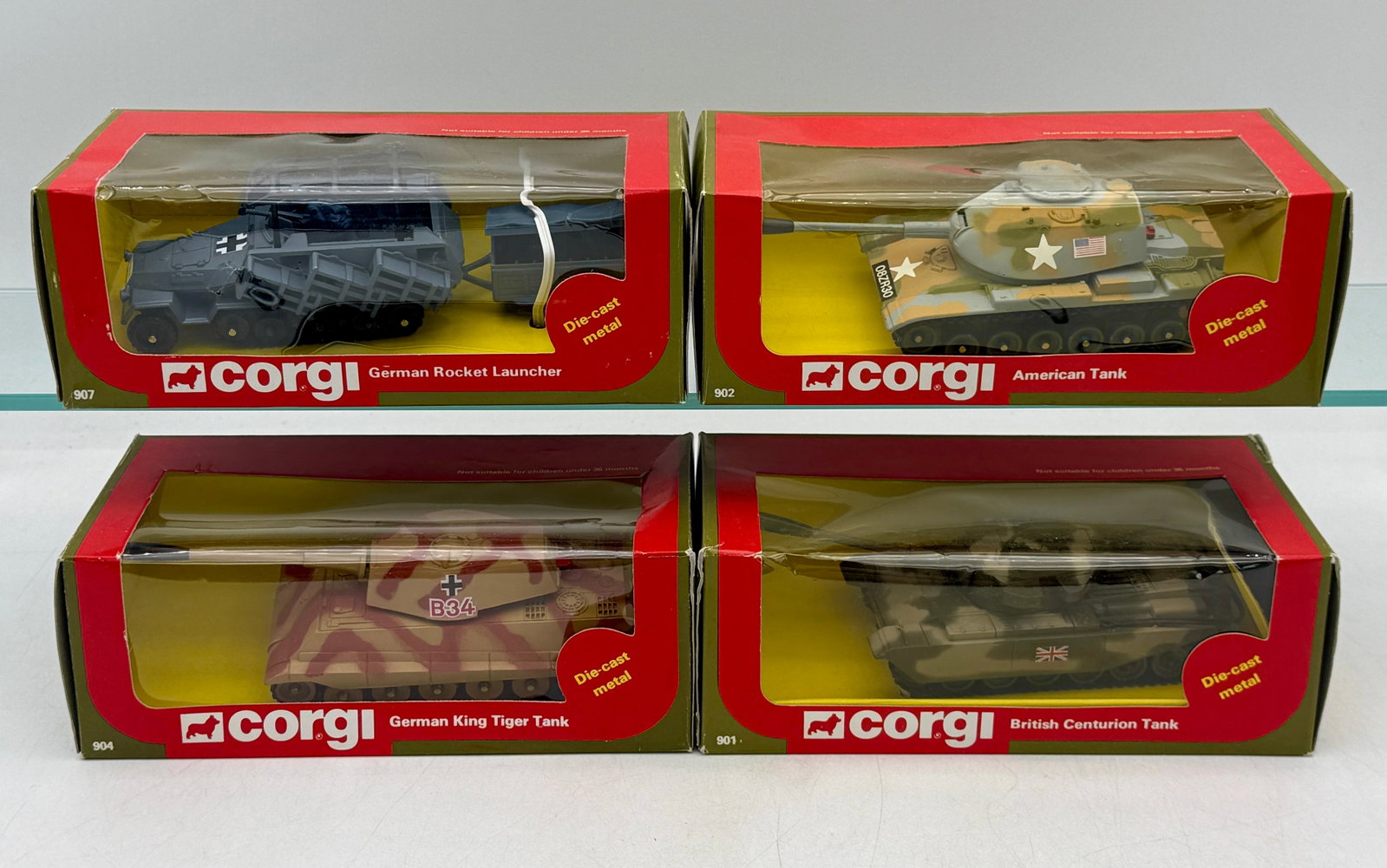 Corgi Group of Boxed Die-Cast Military Vehicles (1 of 4)
