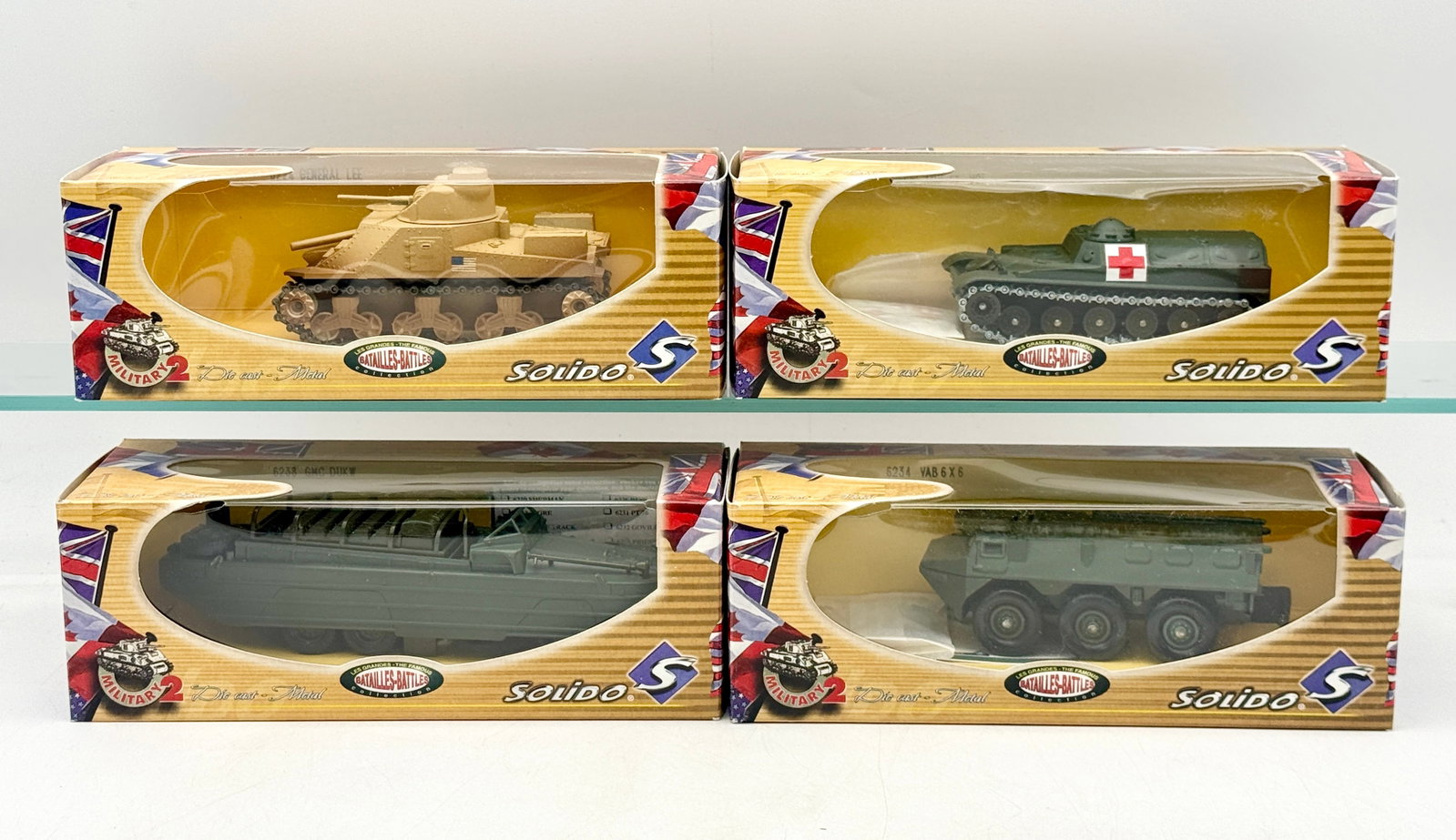A Group of Solido Die-Cast Military Vehicle Models (1 of 4)