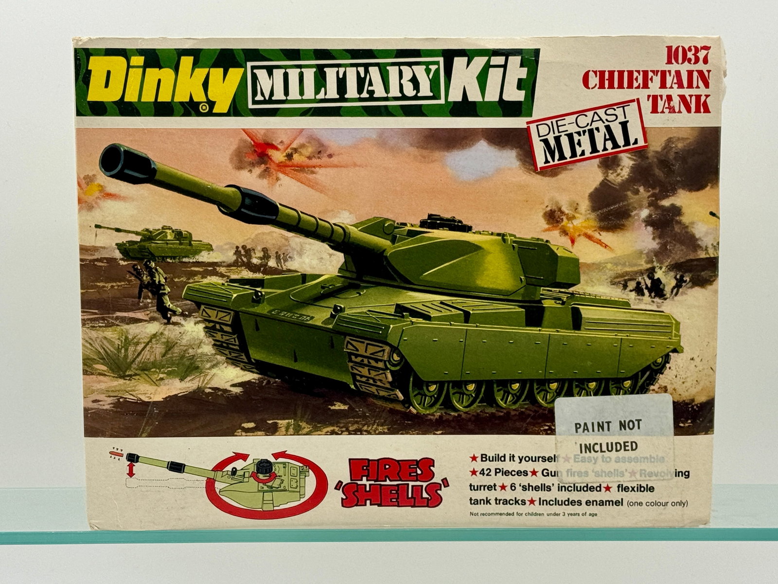 Dinky No. 1037 Chieftain Tank Die-Cast Metal Model Kit (1 of 4)